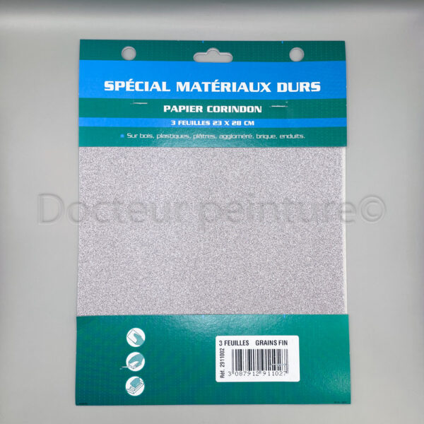 Feuilles à poncer grain 120 (x 3)